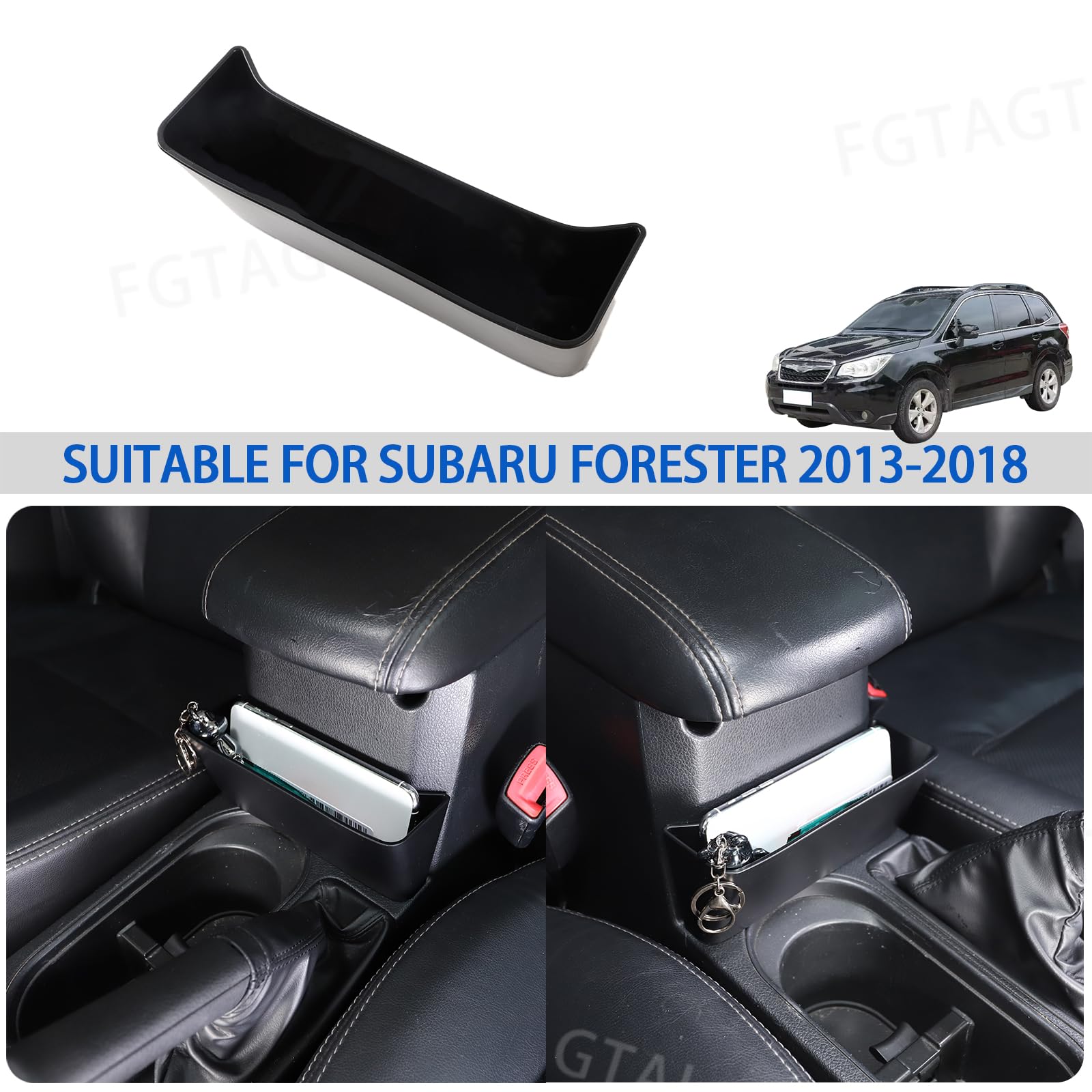 Amazon.com: Fgtagtal Armrest Storage Box Fit for Subaru Forester